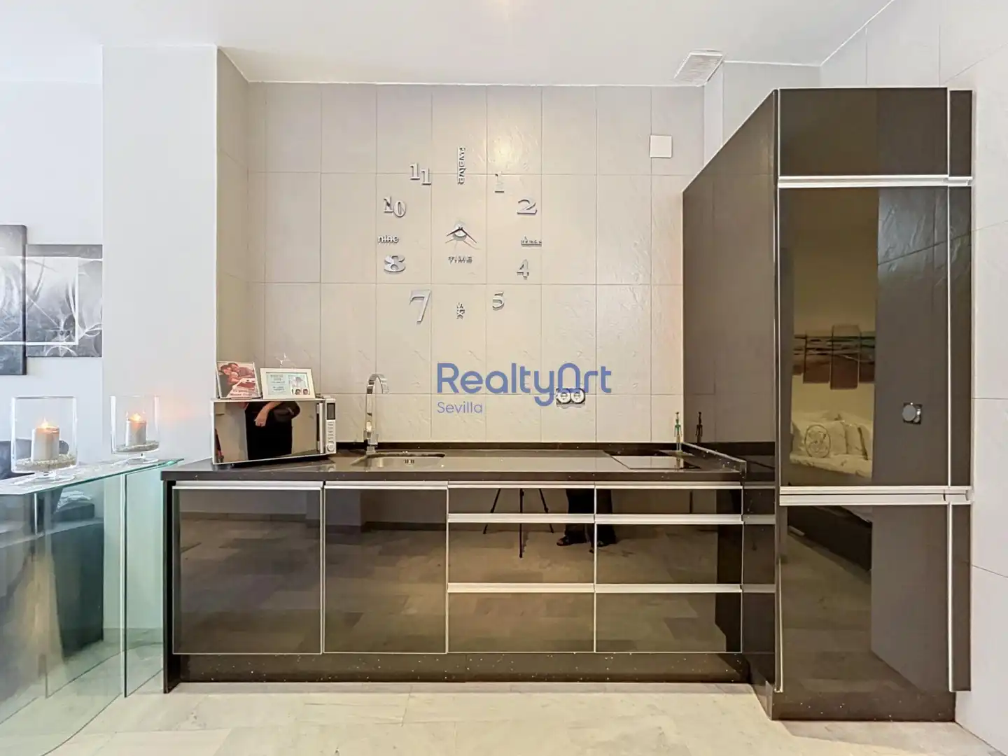 Kitchen of Attic for sale in Sevilla  with Air Conditioner, Terrace and Furnished