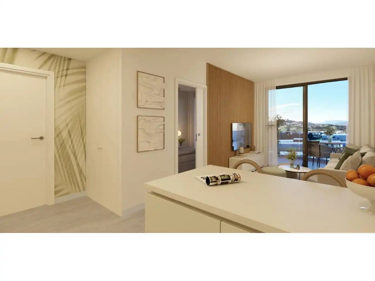 Bedroom of Flat for sale in Mijas  with Air Conditioner, Terrace and Storage room