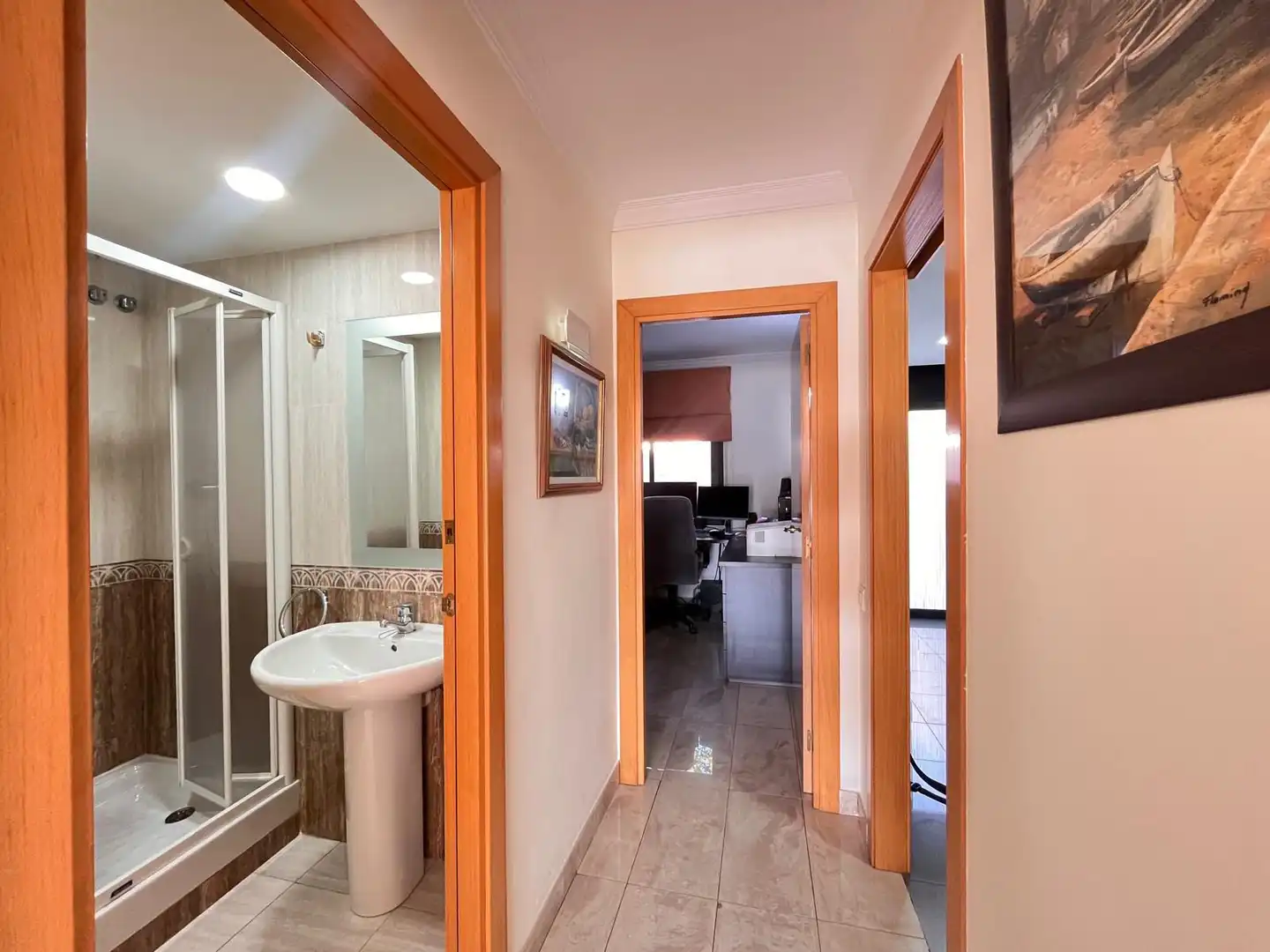 Baño de Casa adosada en venta en Vilanova i la Geltrú con Calefacción, Jardín privado y Terraza