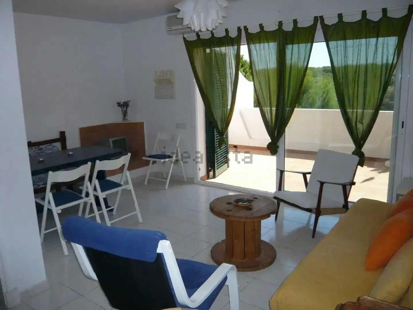 Living room of Flat for sale in Es Mercadal  with Air Conditioner, Private garden and Storage room