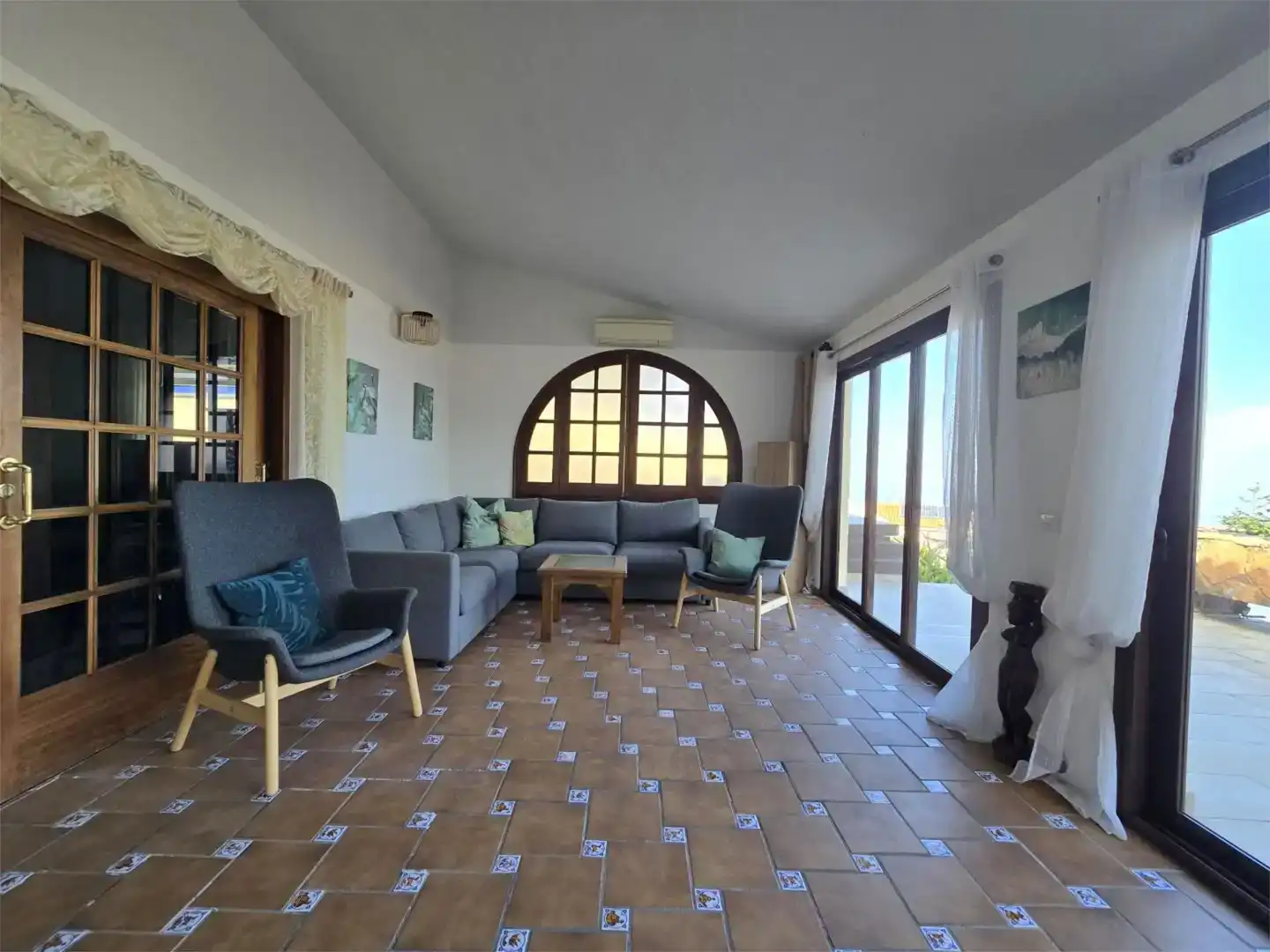 Sala de estar de Piso en venta en El Sauzal con Piscina