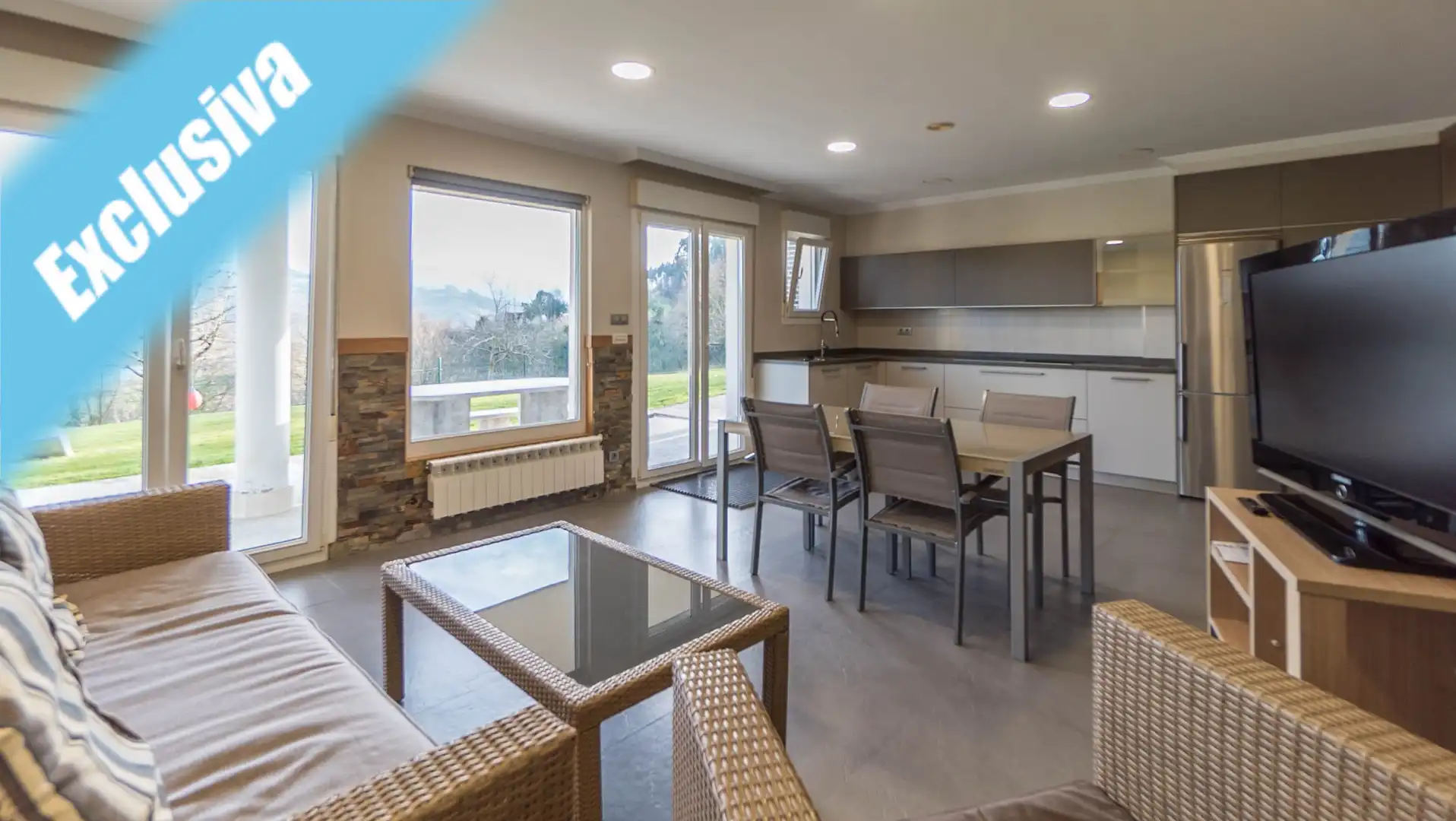 Garden of Houses for sale in Bárcena de Cicero  with Air Conditioner, Heating and Private garden