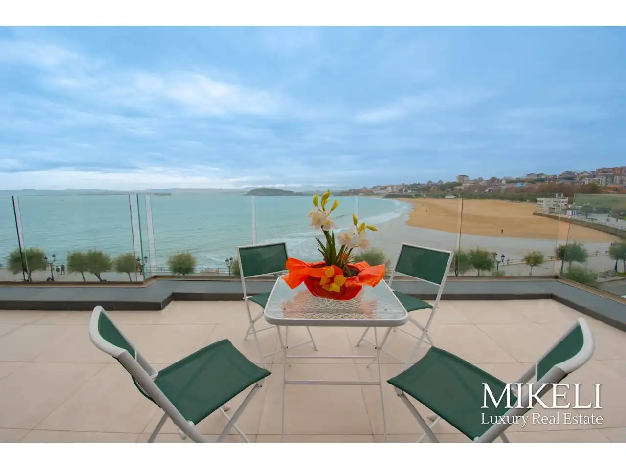 Terrasse von Wohnung zum Verkauf in Santander mit Heizung, Parkett und Terrasse