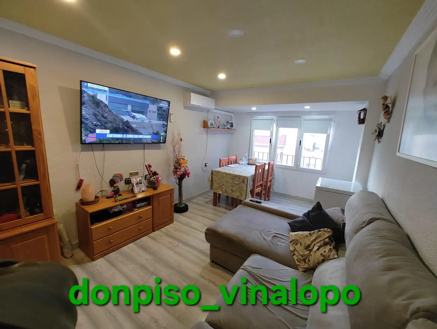 Sala de estar de Apartamento en venta en Petrer con Aire acondicionado, Calefacción y Balcón