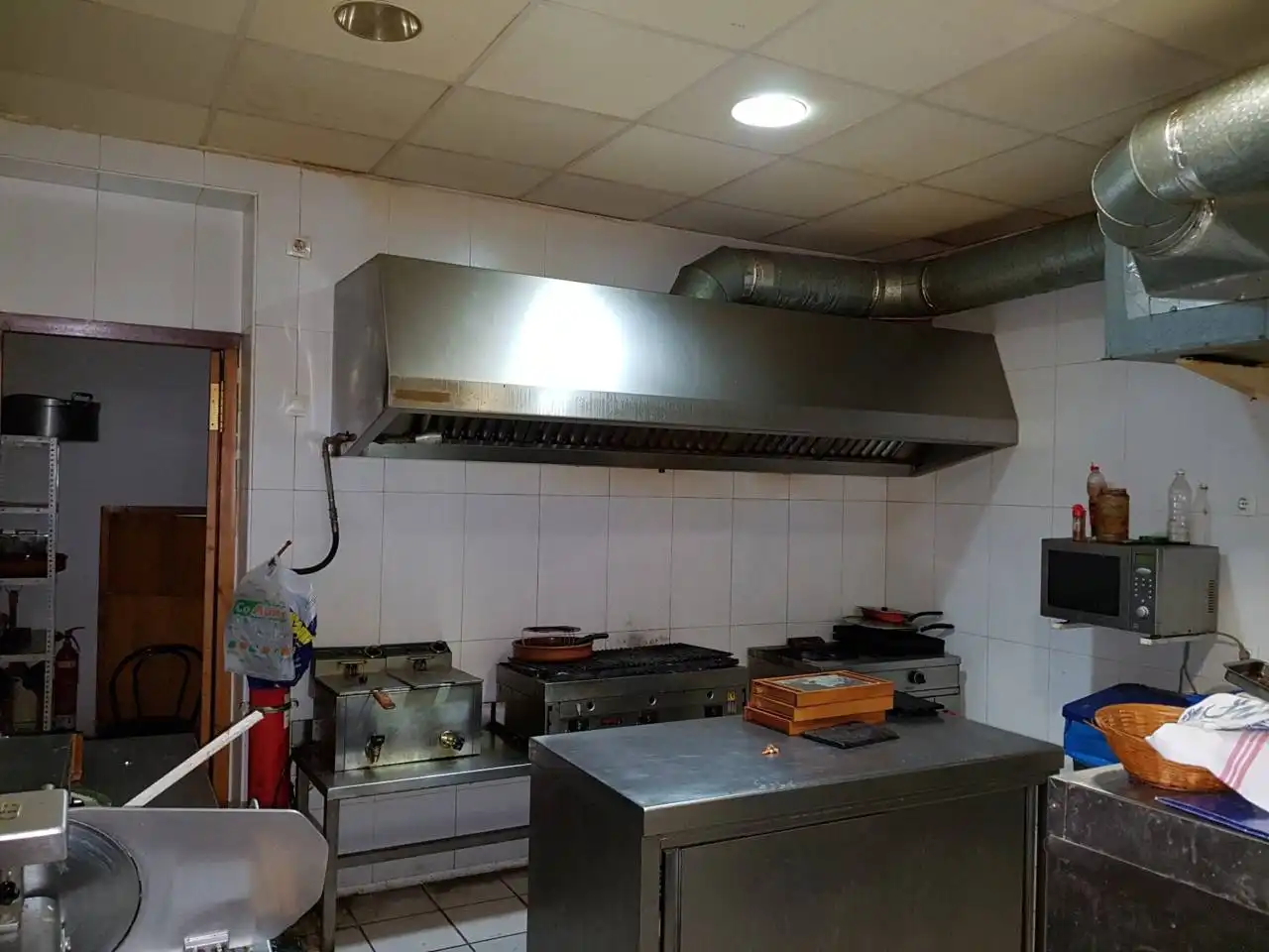 Kitchen of Commercial properties for sale in Sant Pere de Riudebitlles  with Air Conditioner