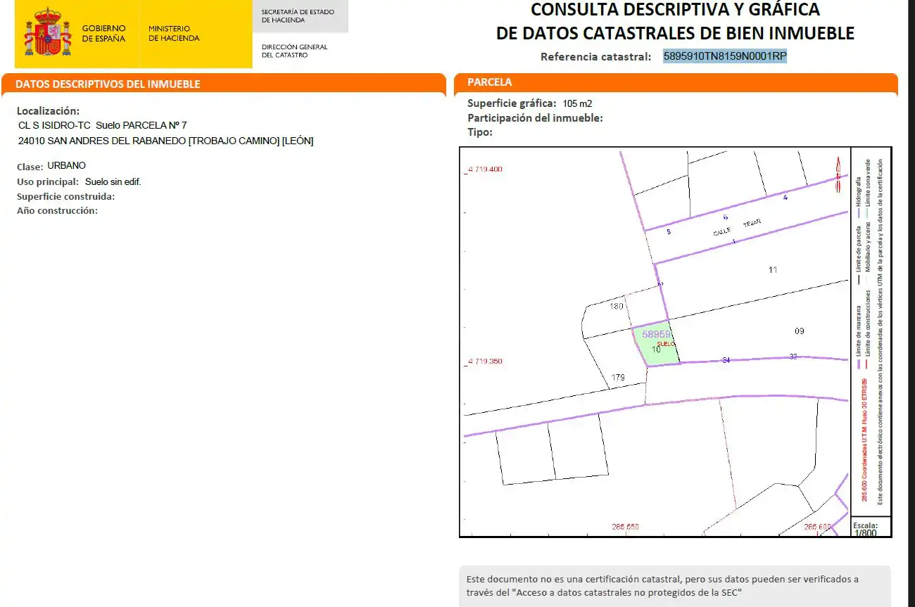 Residencial en venta en Trobajo del Camino