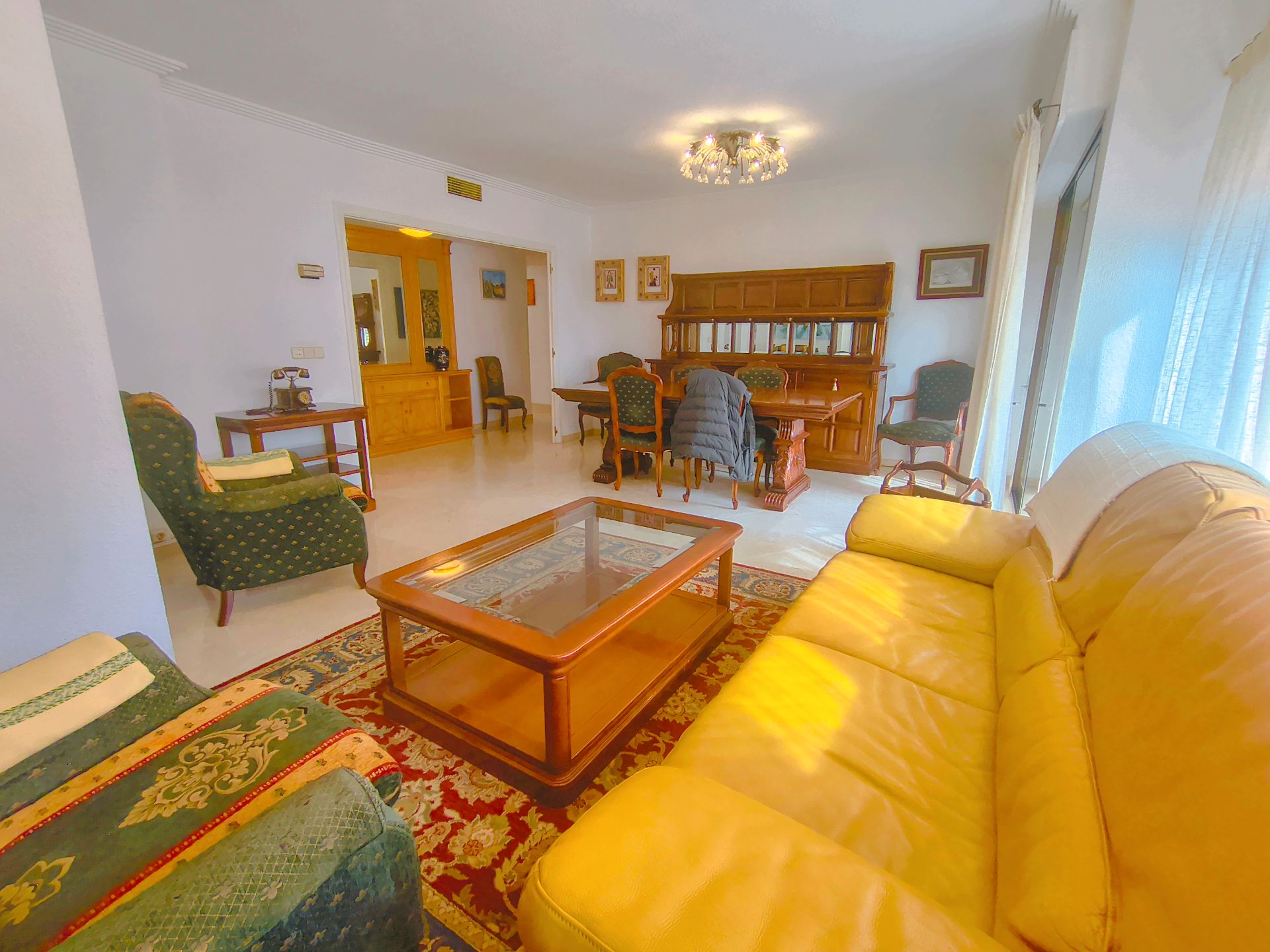 Living room of Flat for rent in Alicante / Alacant  with Air Conditioner, Terrace and Furnished