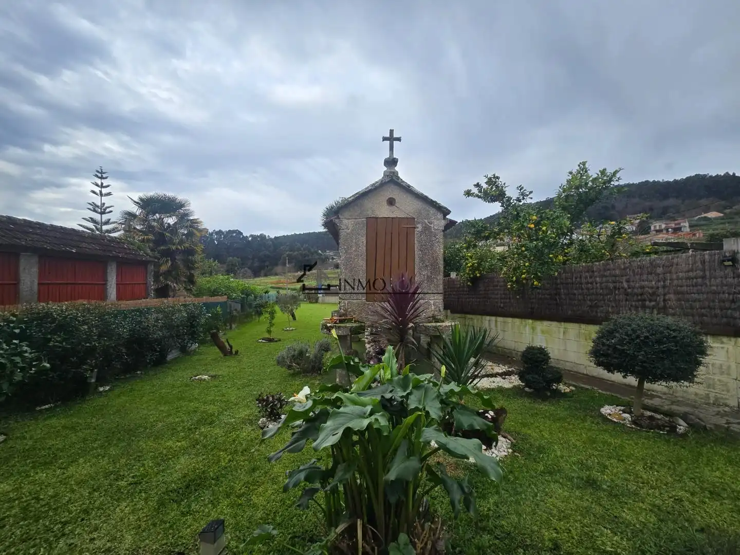 Jardín de Casa o chalet en venta en Poio con Jardín privado