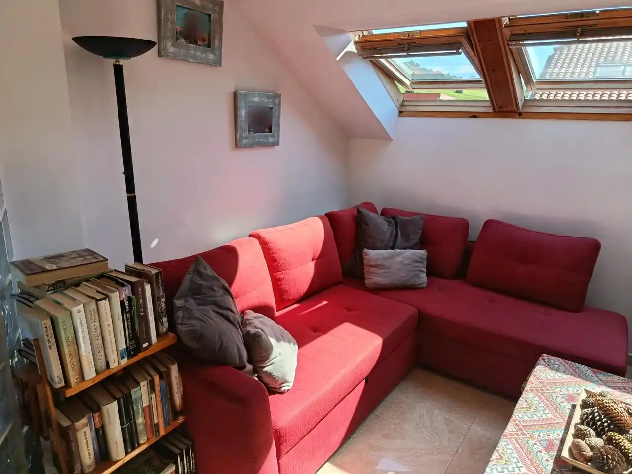 Wohnzimmer von Wohnung zum Verkauf in Meruelo mit Heizung, Terrasse und Möbliert