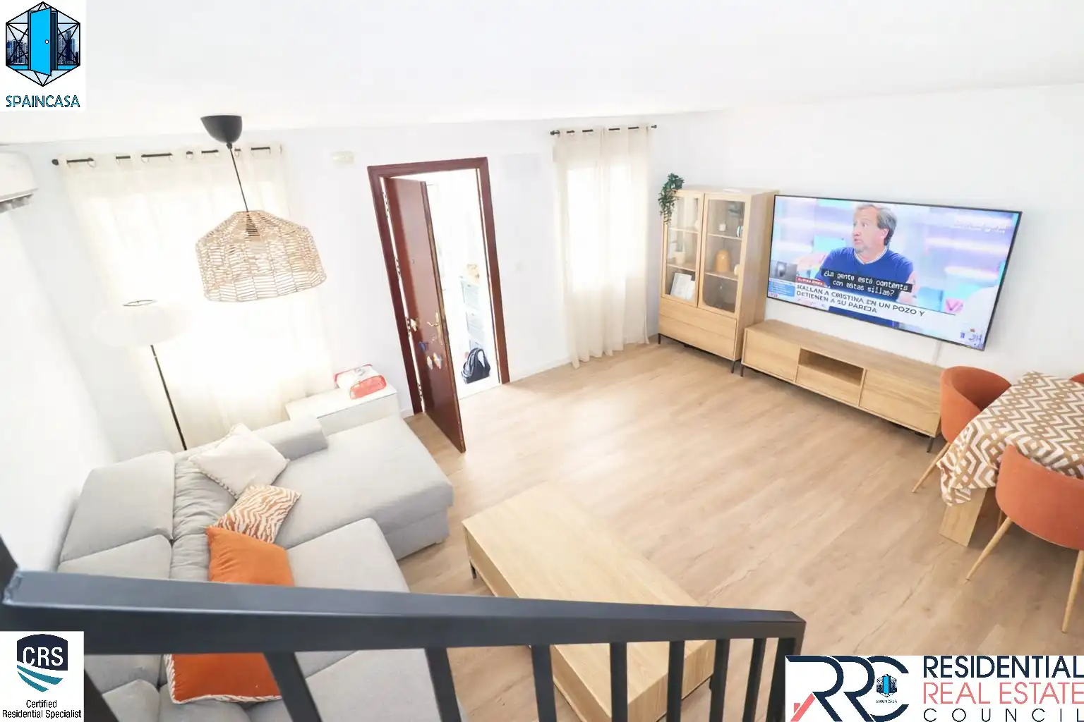 Sala de estar de Casa o chalet en venta en Aljaraque con Aire acondicionado, Calefacción y Terraza