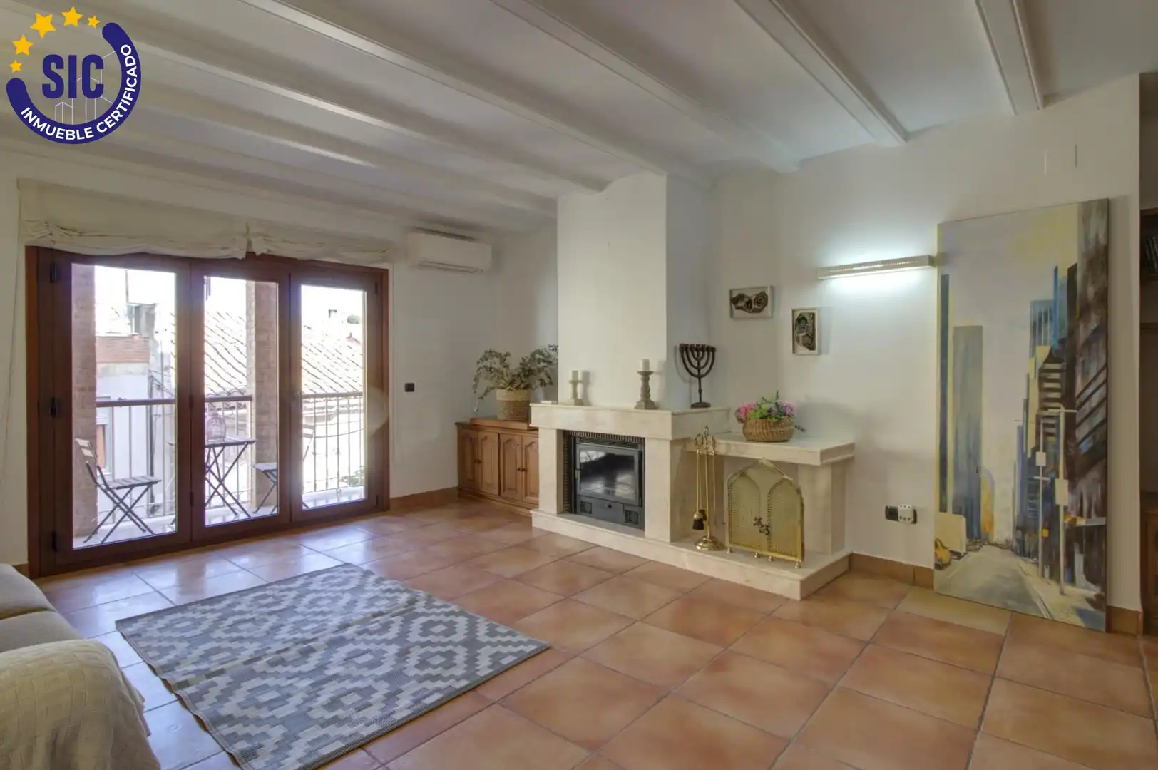 Sala de estar de Casa o chalet en venta en Almenara con Aire acondicionado, Calefacción y Parquet