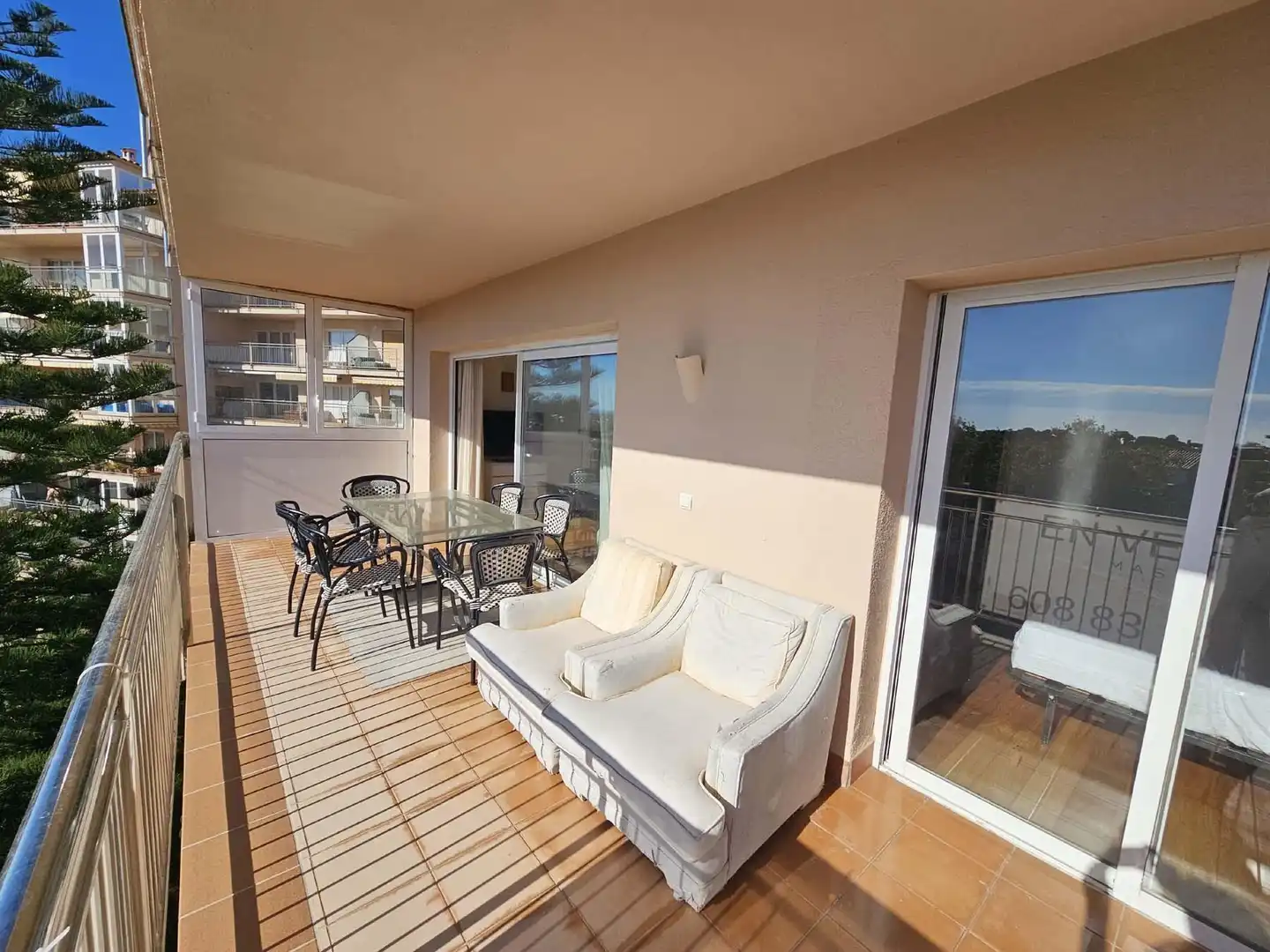 Terrassa de Apartament en venda en Sant Feliu de Guíxols amb Calefacció, Parquet i Terrassa