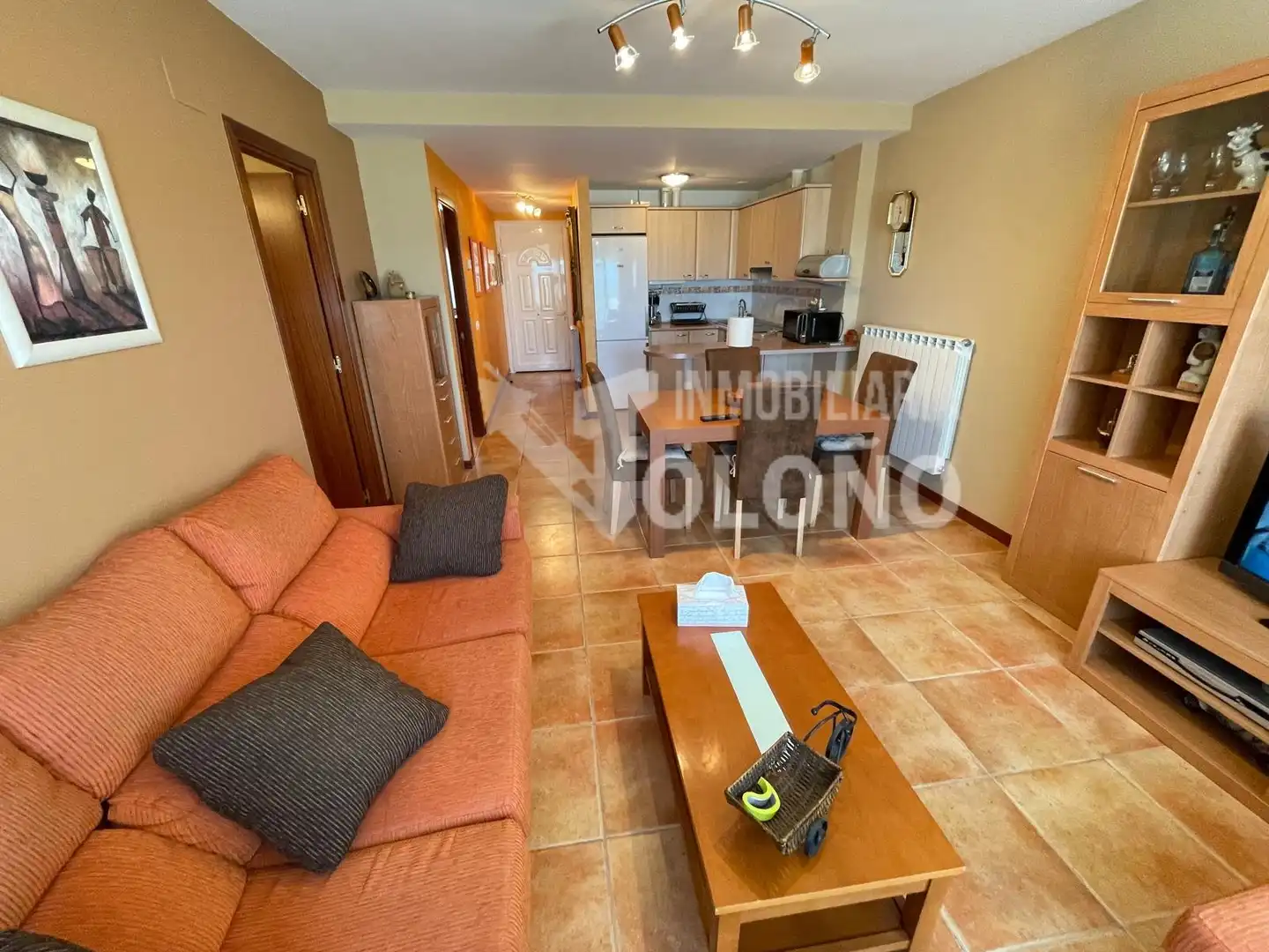Sala d'estar de Apartament en venda en Cuzcurrita de Río Tirón amb Calefacció, Terrassa i Traster