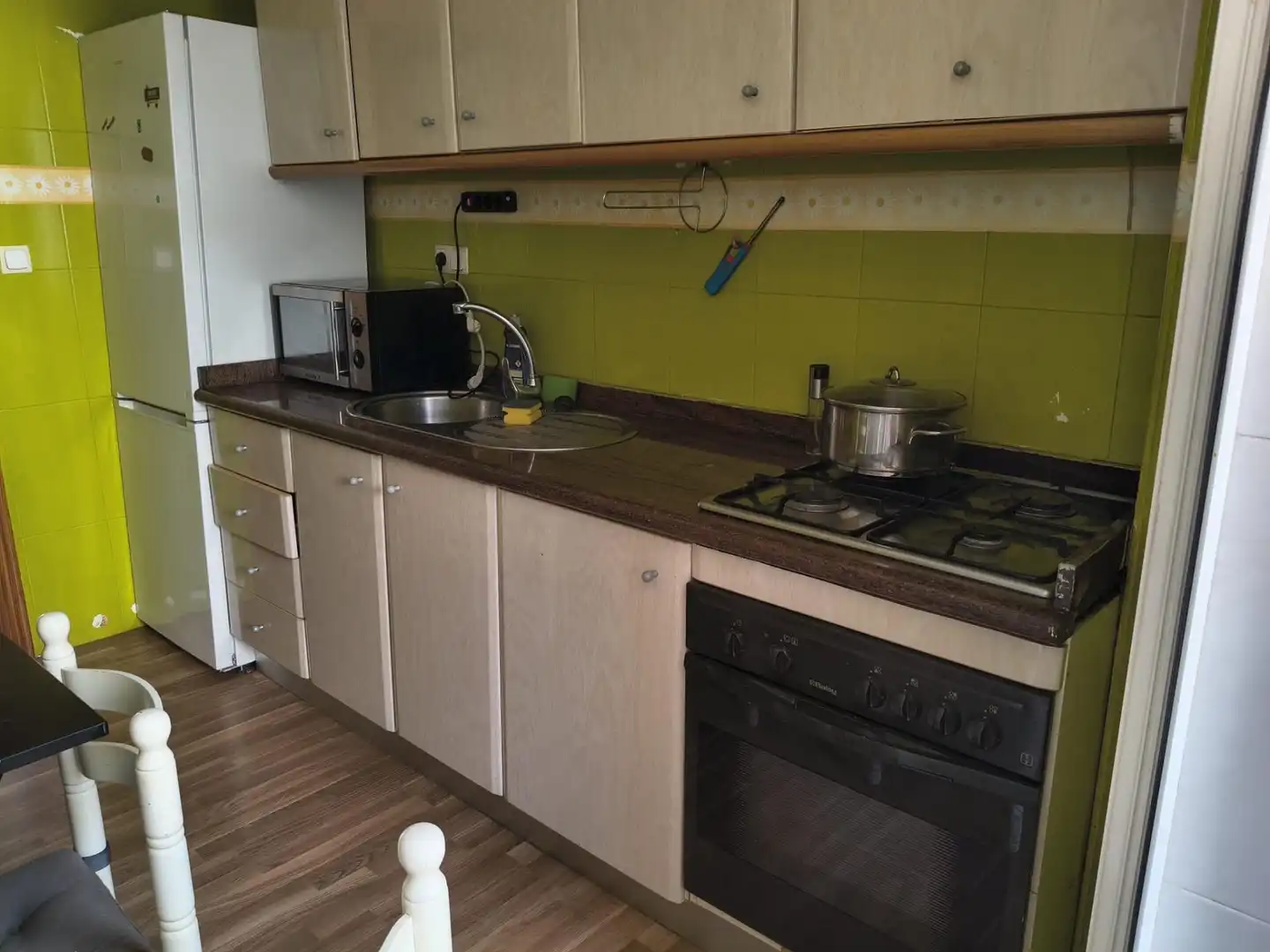 Cocina de Apartamento en venta en Murcia con Aire acondicionado, Trastero y Balcón
