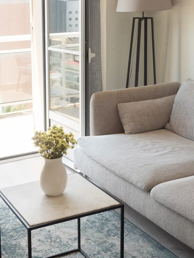 Sala d'estar de Apartament en venda en  Palma de Mallorca amb Aire condicionat, Terrassa i Piscina