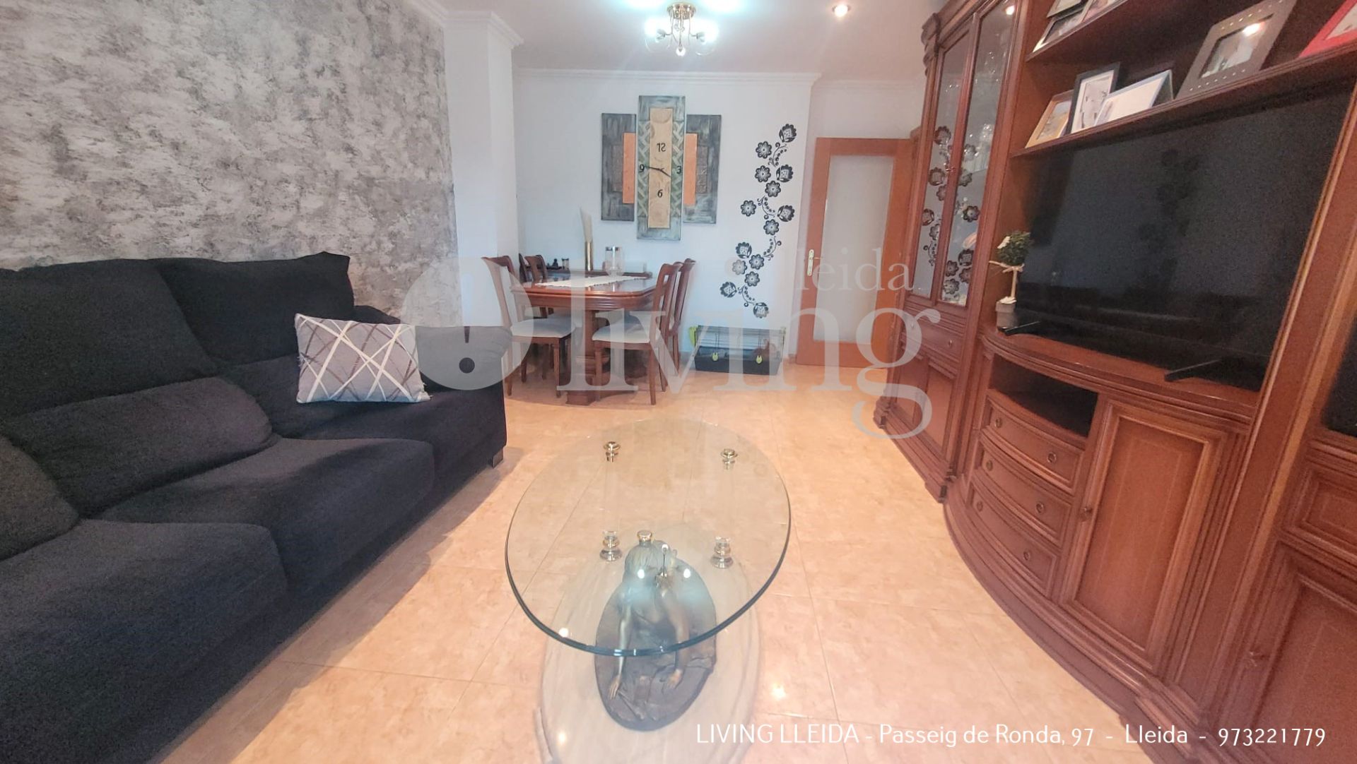 Living room of Flat for sale in  Lleida Capital  with Air Conditioner, Heating and Storage room