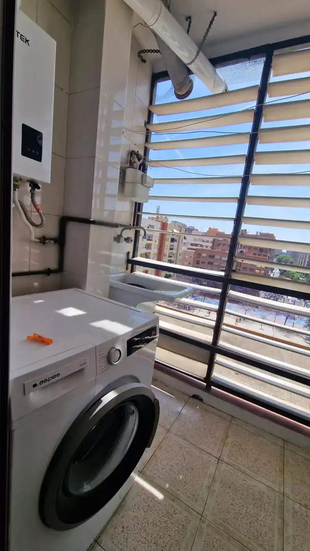 Balcony of Flat for rent in Sax  with Furnished and Balcony