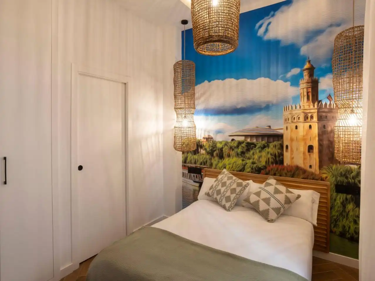 Schlafzimmer von Maisonette zum Verkauf in  Sevilla Capital mit Klimaanlage und Terrasse