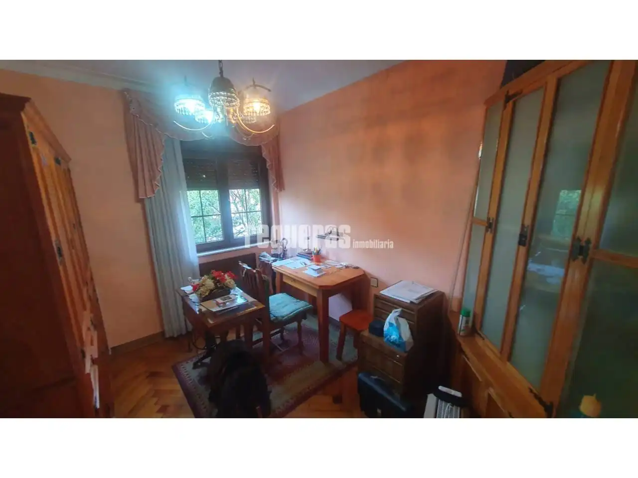 Dining room of Houses for sale in Corvera de Asturias  with Heating, Parquet flooring and Furnished