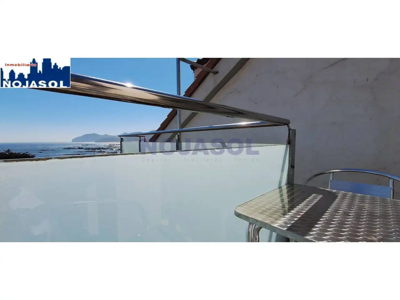 Terrasse von Dachboden zur Miete in Noja mit Heizung, Terrasse und Abstellraum