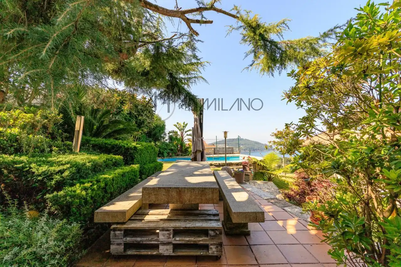 Jardín de Casa o chalet en venta en Nigrán con Calefacción, Jardín privado y Parquet