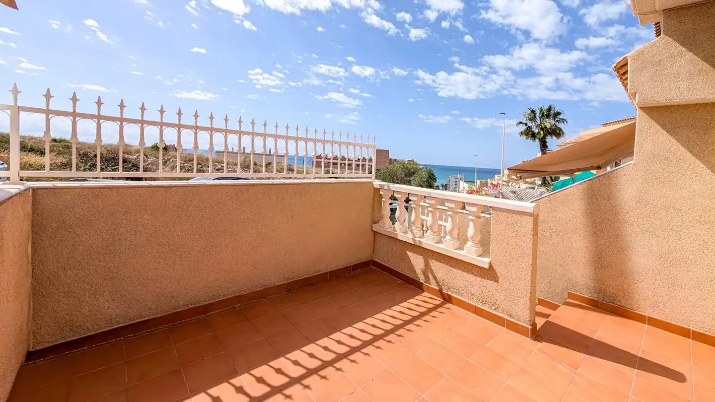 Terraza de Casa adosada en venta en Santa Pola con Aire acondicionado, Terraza y Piscina