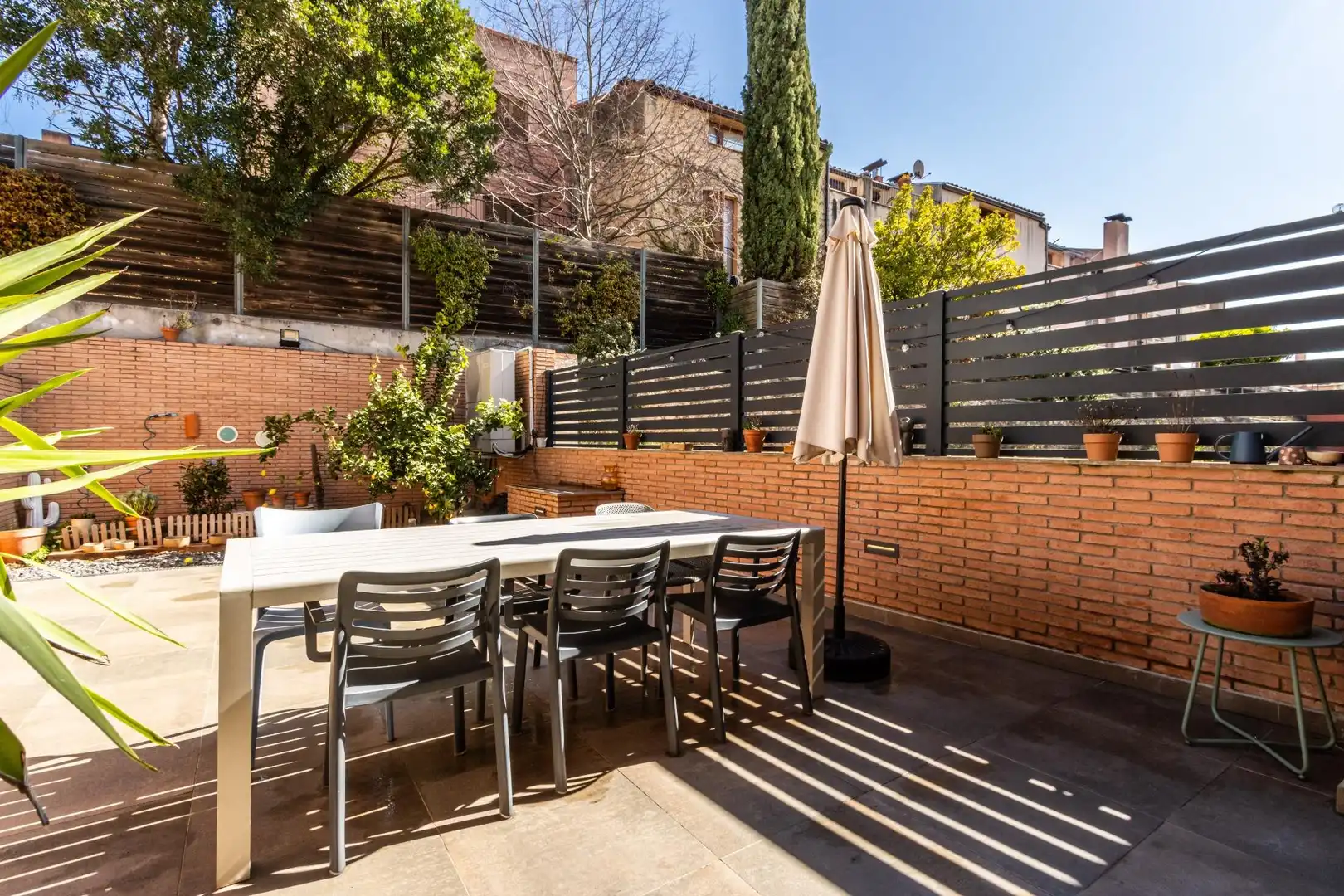 Terrassa de Casa o xalet en venda en Sant Llorenç Savall amb Calefacció, Jardí privat i Parquet