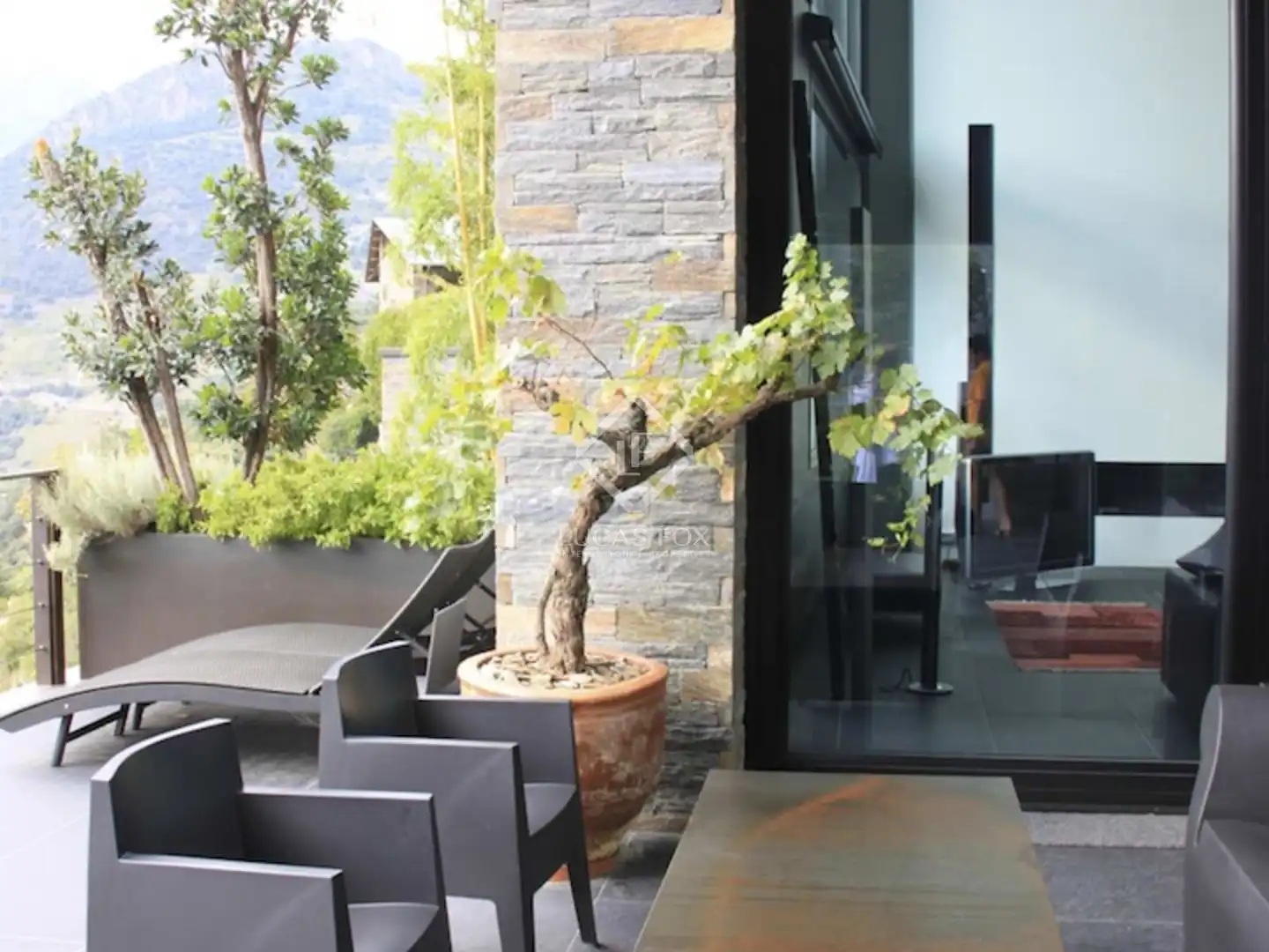 Terraza de Casa o chalet en venta en Sant Julià de Lòria con Calefacción, Jardín privado y Parquet