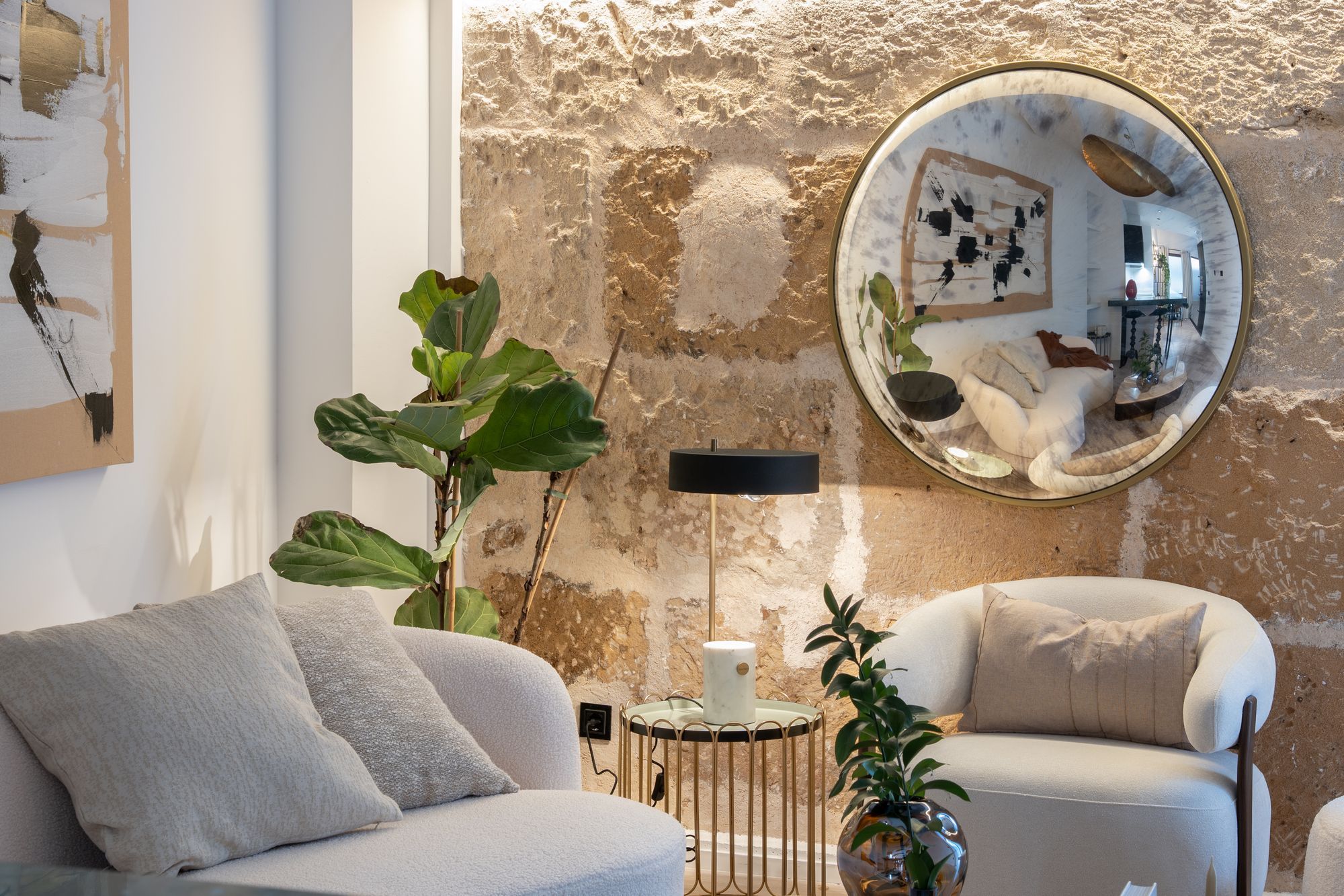 Sala d'estar de Casa adosada en venda en  Palma de Mallorca