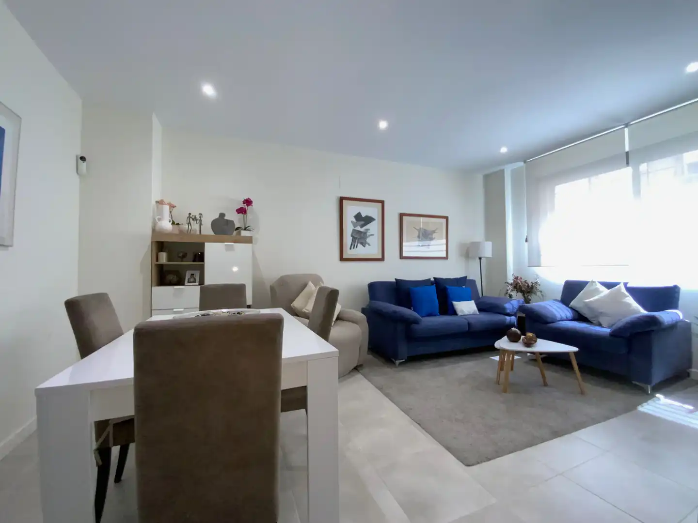 Wohnzimmer von Erdgeschoss zum Verkauf in Pineda de Mar mit Klimaanlage, Heizung und Terrasse