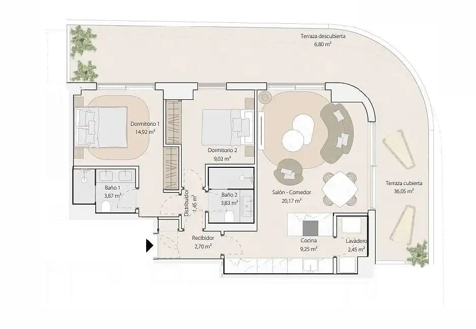 Apartments for sale in Málaga  with Air Conditioner, Terrace and Storage room
