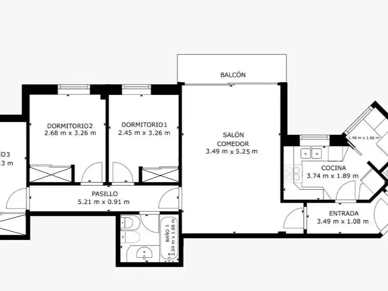 Flat for sale in Retiro