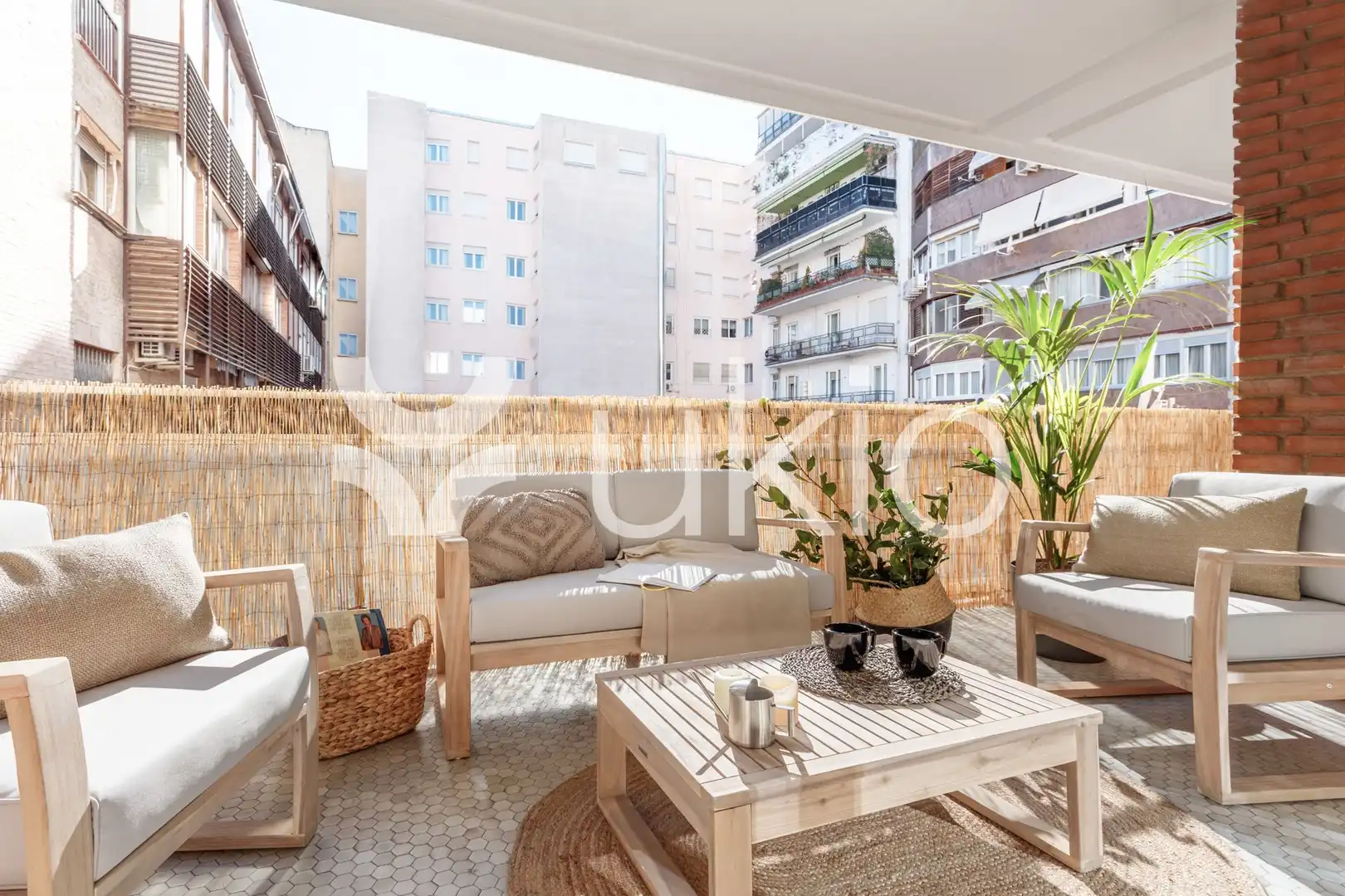Terrace of Apartments for rent in Madrid  with Air Conditioner, Terrace and Furnished