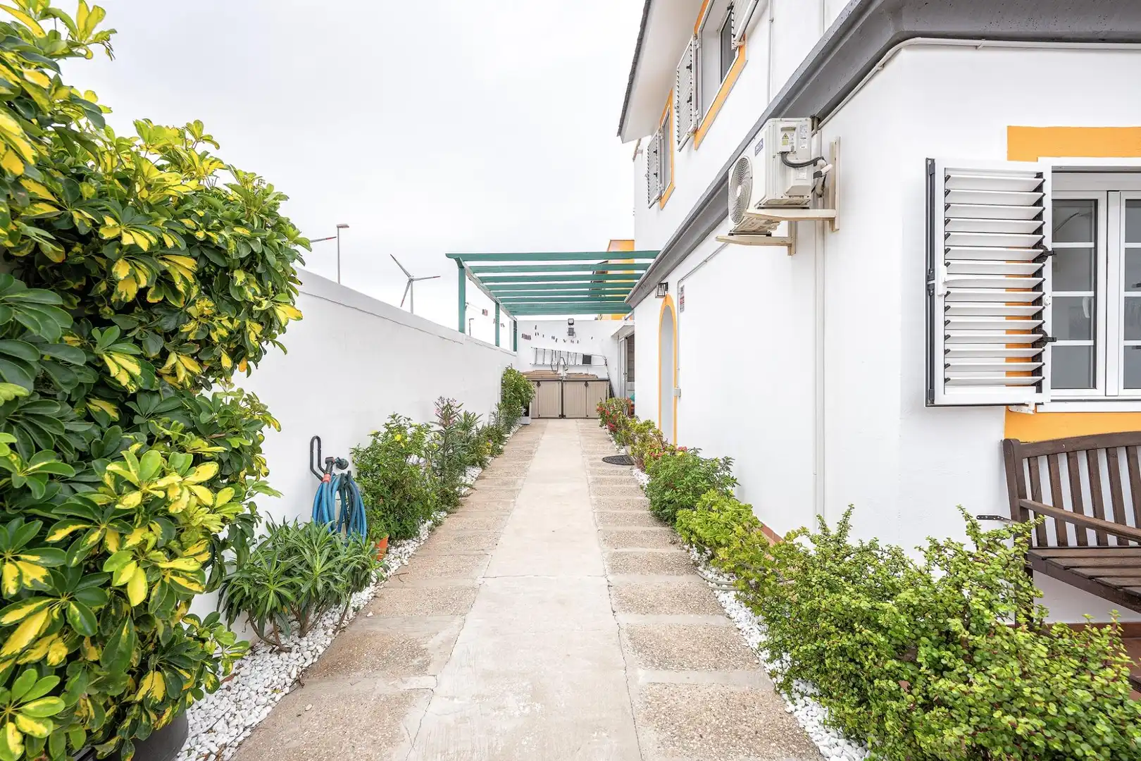 Terraza de Casa adosada en venta en San Bartolomé de Tirajana con Aire acondicionado, Jardín privado y Terraza
