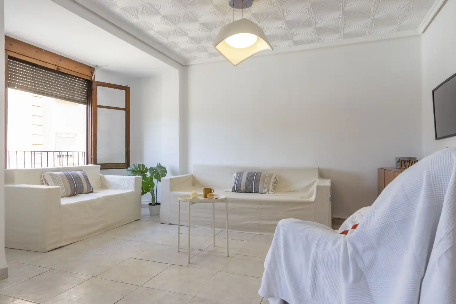 Sala de estar de Piso en venta en Foios con Balcón