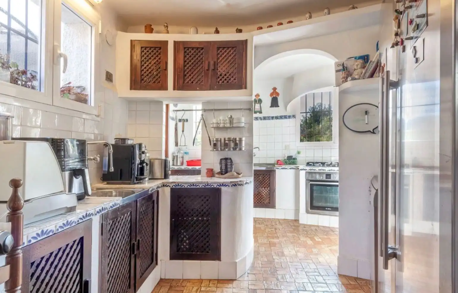 Cocina de Casa o chalet en venta en Jávea / Xàbia con Jardín privado