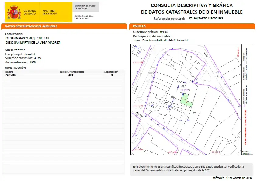 Terreny residencial en venda a San Martín de la Vega, imagen 6