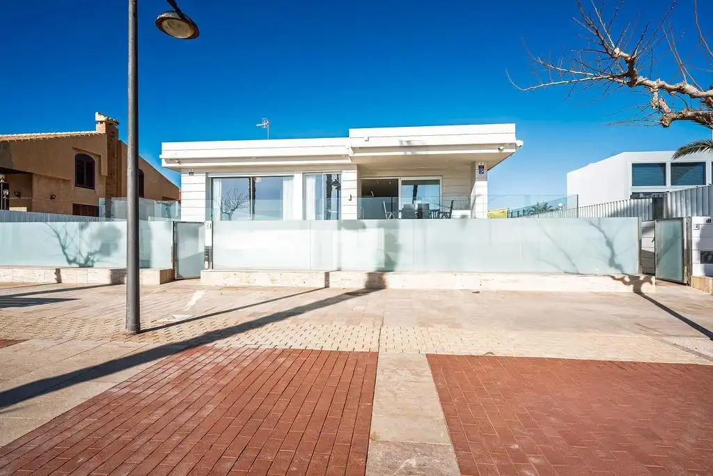 Vista exterior de Casa o xalet en venda en Mazarrón amb Calefacció, Terrassa i Piscina