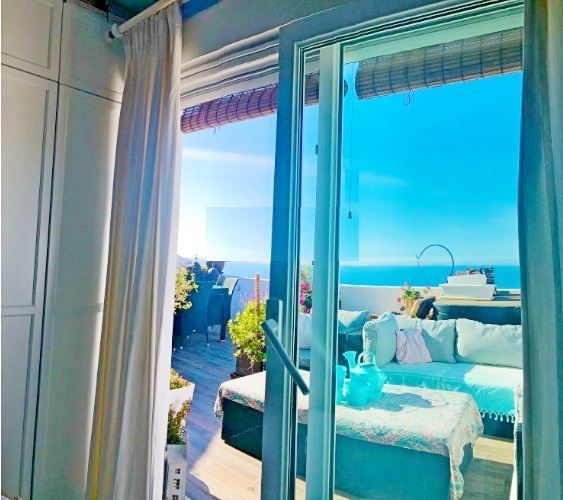 Dormitori de Casa adosada en venda en Benitachell / El Poble Nou de Benitatxell amb Aire condicionat, Calefacció i Terrassa