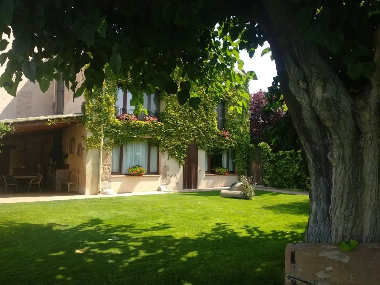 Jardí de Casa o xalet en venda en Vilanova de Bellpuig amb Calefacció, Jardí privat i Piscina