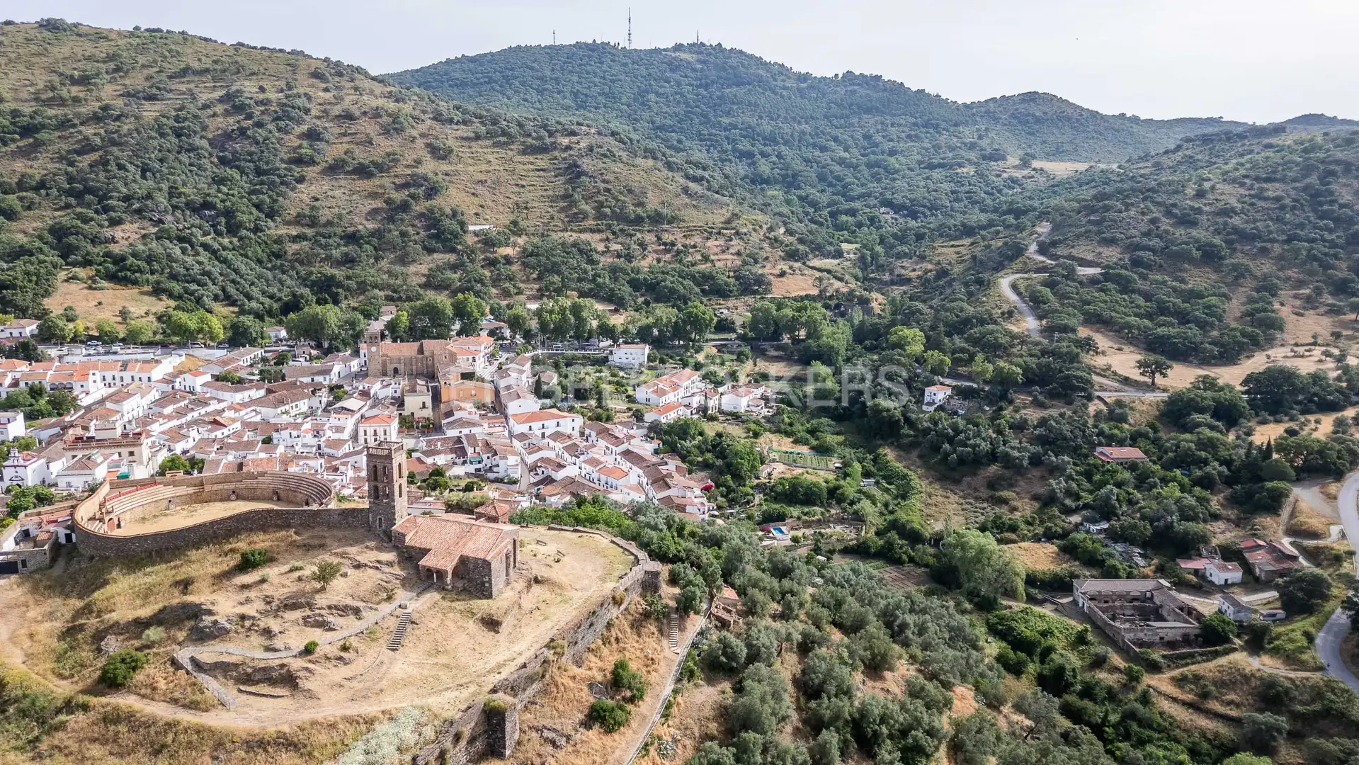 Vista exterior de Finca rústica en venta en Almonaster la Real con Calefacción