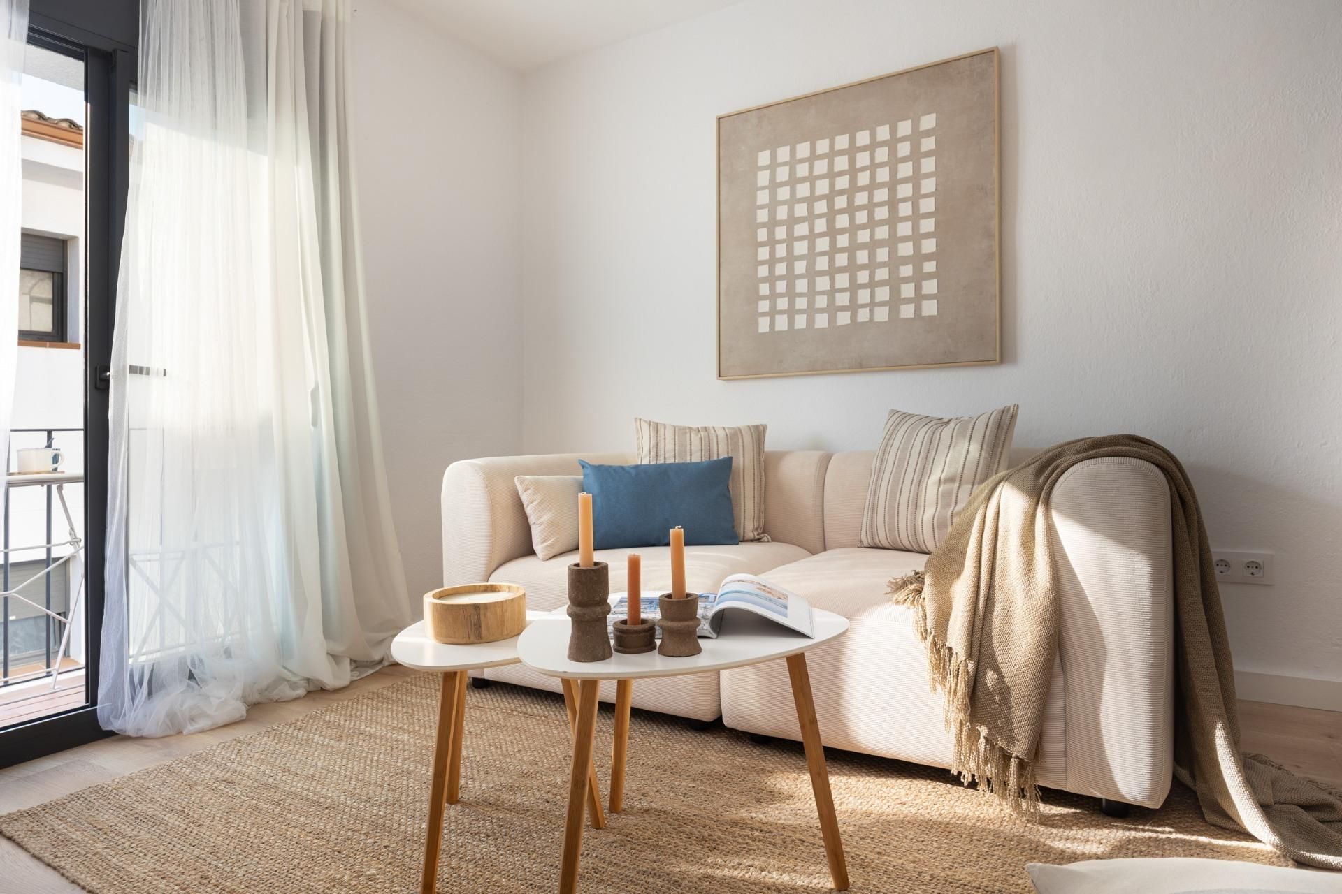 Sala d'estar de Pis en venda en L'Escala