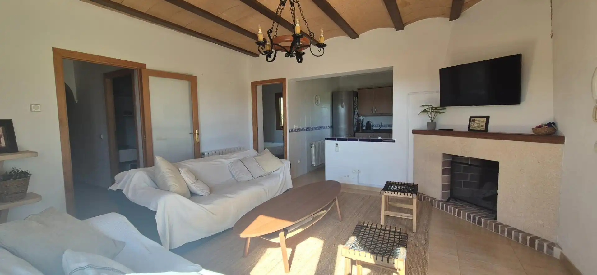 Sala d'estar de Casa o xalet de lloguer en Campos amb Aire condicionat, Calefacció i Piscina