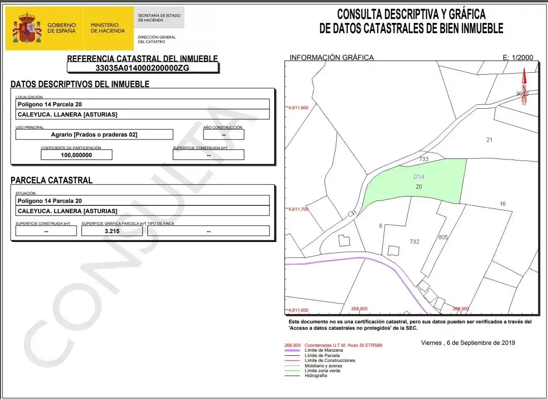 Wohnbaugrundstück zum Verkauf in Llanera, imagen 8