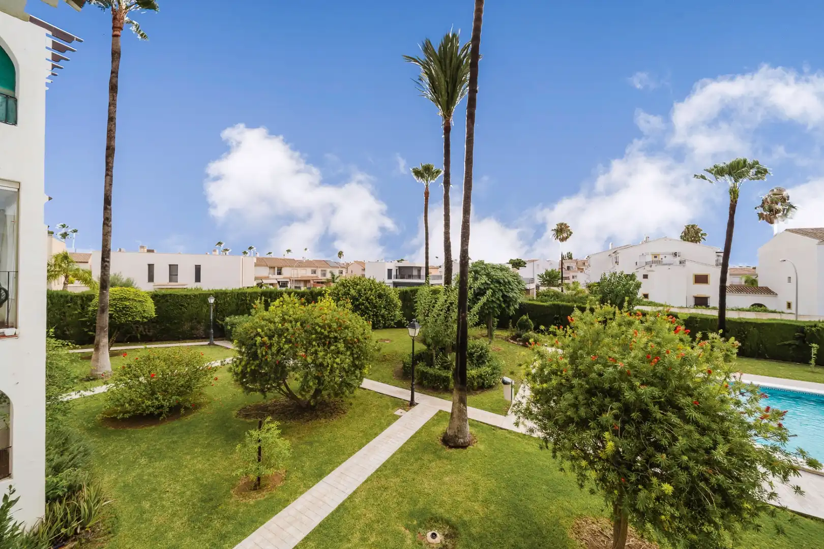 Jardí de Apartament de lloguer en Santiago de la Ribera