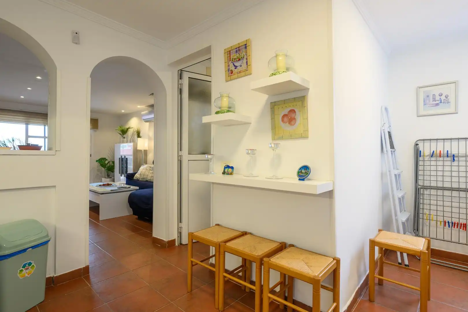 Einfamilien-Reihenhaus zur Miete in San Bartolomé de Tirajana mit Klimaanlage, Privatgarten und Terrasse