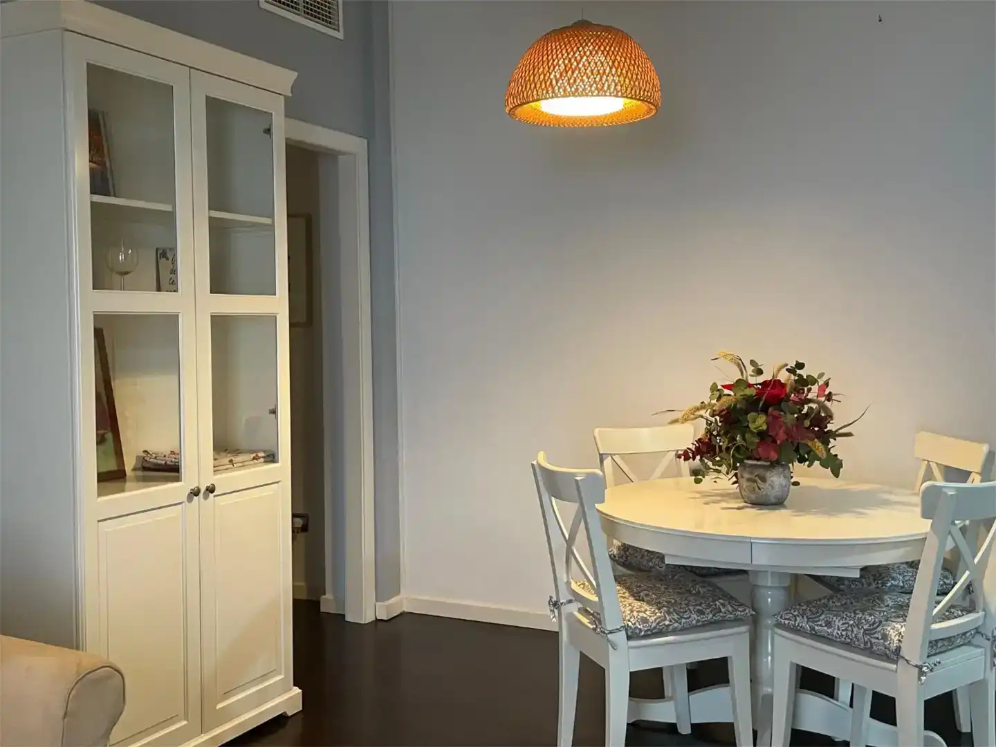 Dining room of Flat for rent in Córdoba  with Air Conditioner, Private garden and Parquet flooring