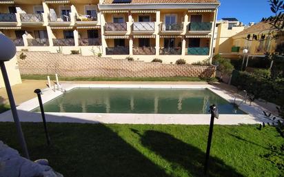 Swimming pool of Duplex for sale in Torremolinos  with Air Conditioner, Parquet flooring and Terrace