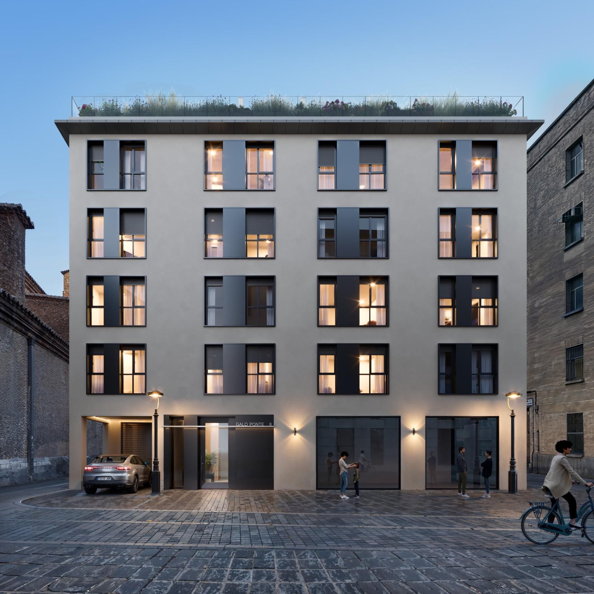 Vista exterior de Pis en venda en  Zaragoza Capital amb Calefacció