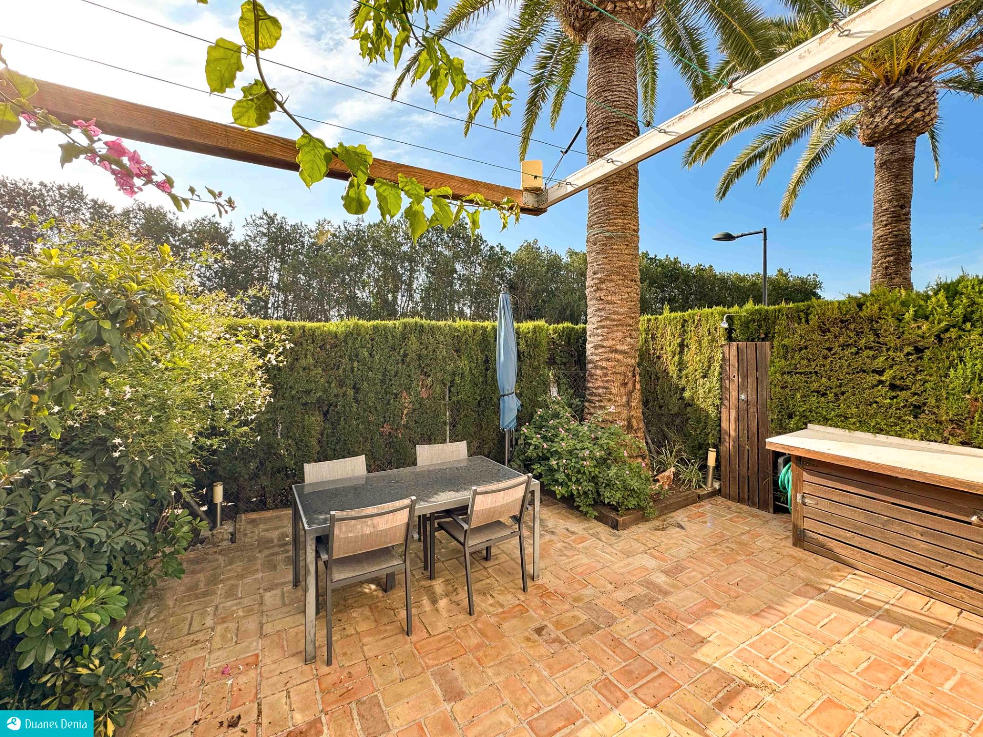 Terrassa de Casa adosada en venda en Dénia amb Aire condicionat, Jardí privat i Terrassa